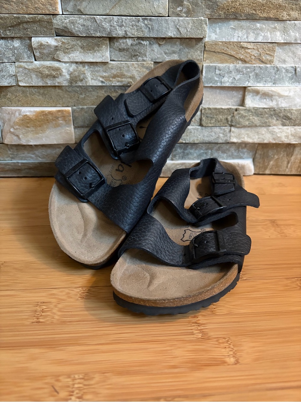 Birkenstock Betula Milano Sandals 38 N -Black
